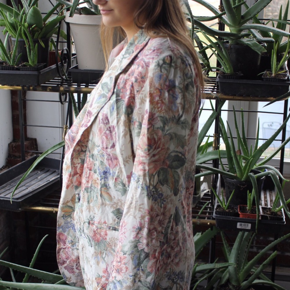 Floral Blazer